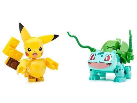 Mega Construx Pokemon Pikachu vs. Bulbasaur Online now