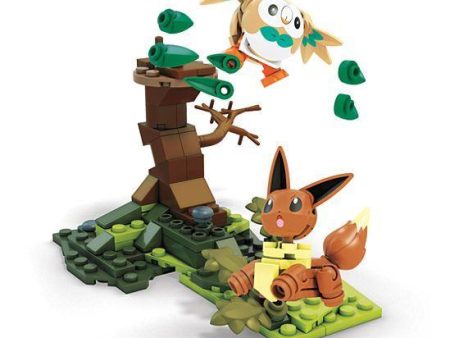 Mega Construx Pokemon Rowlet vs. Eevee For Discount