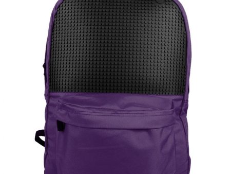 backpack escolar clasico   purpura Fashion