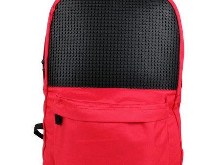 backpack escolar clasico   rojo For Discount