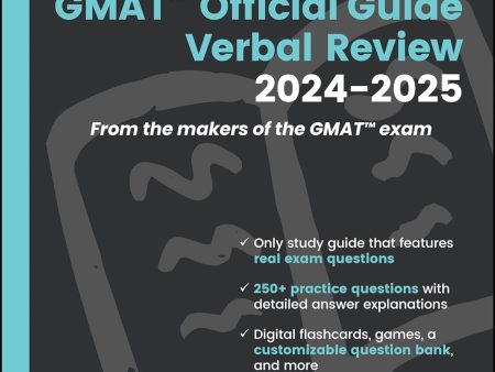 GMAT Official Guide Verbal Review 2024-2025: Book + Online Question Bank For Sale