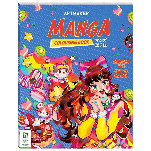 ArtMaker Manga Colouring Book on Sale