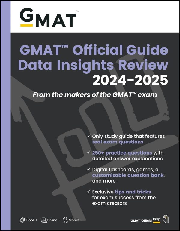 GMAT Official Guide Data Insights Review 2024-2025: Book + Online Question Bank Online now