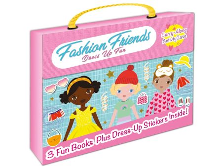 Activity Carry Case: Fashion Friends Dress Up Fun (3 Books and 4 Sticker Sheets) Supply