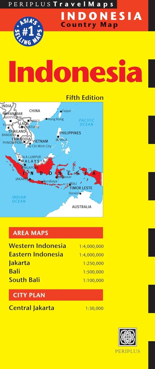 Pe Travel Map Indonesia 5Ed Sale