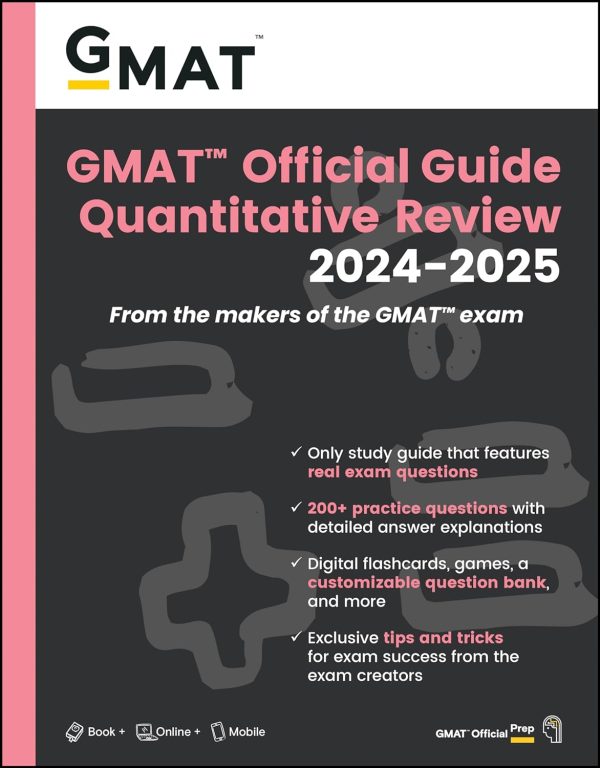 GMAT Official Guide Quantitative Review 2024-2025: Book + Online Question Bank Online Sale