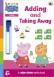 Learn with Peppa: Adding and Taking Away wipe-clean activity book Hot on Sale