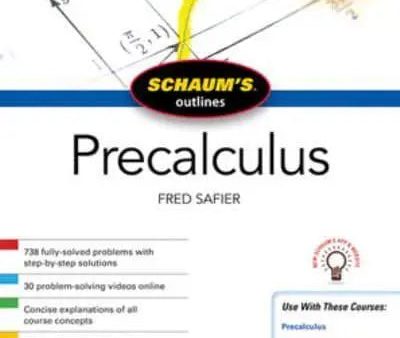 Schaum`S Outline Of Precalculus, 4Ed Sale